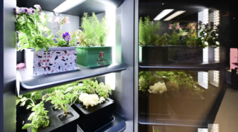 Presentan refrigerador que cultiva vegetales en 25 días